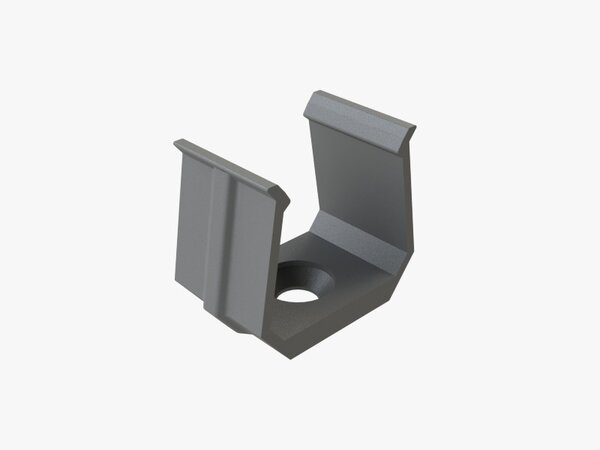 MPL POWER ELEKTRO Montagebügel für Aluminium Leuchtband Profil 1000*16*12mm - hoch - Grau - 2er Set inkl. Schrauben MPL POWER ELEKTRO Montagebügel für Aluminium Leuchtband Profil 1000*16*12mm - hoch - Grau - 2er Set inkl. Schrauben