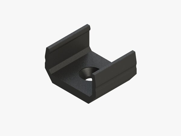 MPL POWER ELEKTRO Montagebügel für Aluminium Leuchtband Profil 1000*9*12mm - flach - Schwarz - 2er Set inkl. Schrauben MPL POWER ELEKTRO Montagebügel für Aluminium Leuchtband Profil 1000*9*12mm - flach - Schwarz - 2er Set inkl. Schrauben