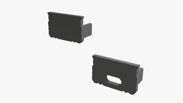 MPL POWER ELEKTRO Anfangs- und Endstück für Aluminium Leuchtband Profil 1000*9*12mm - flach - Schwarz MPL POWER ELEKTRO Anfangs- und Endstück für Aluminium Leuchtband Profil 1000*9*12mm - flach - Schwarz