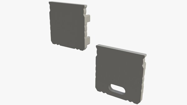 MPL POWER ELEKTRO Anfangs- und Endstück für Aluminium Leuchtband Profil 1000*16*12mm - hoch - Grau MPL POWER ELEKTRO Anfangs- und Endstück für Aluminium Leuchtband Profil 1000*16*12mm - hoch - Grau