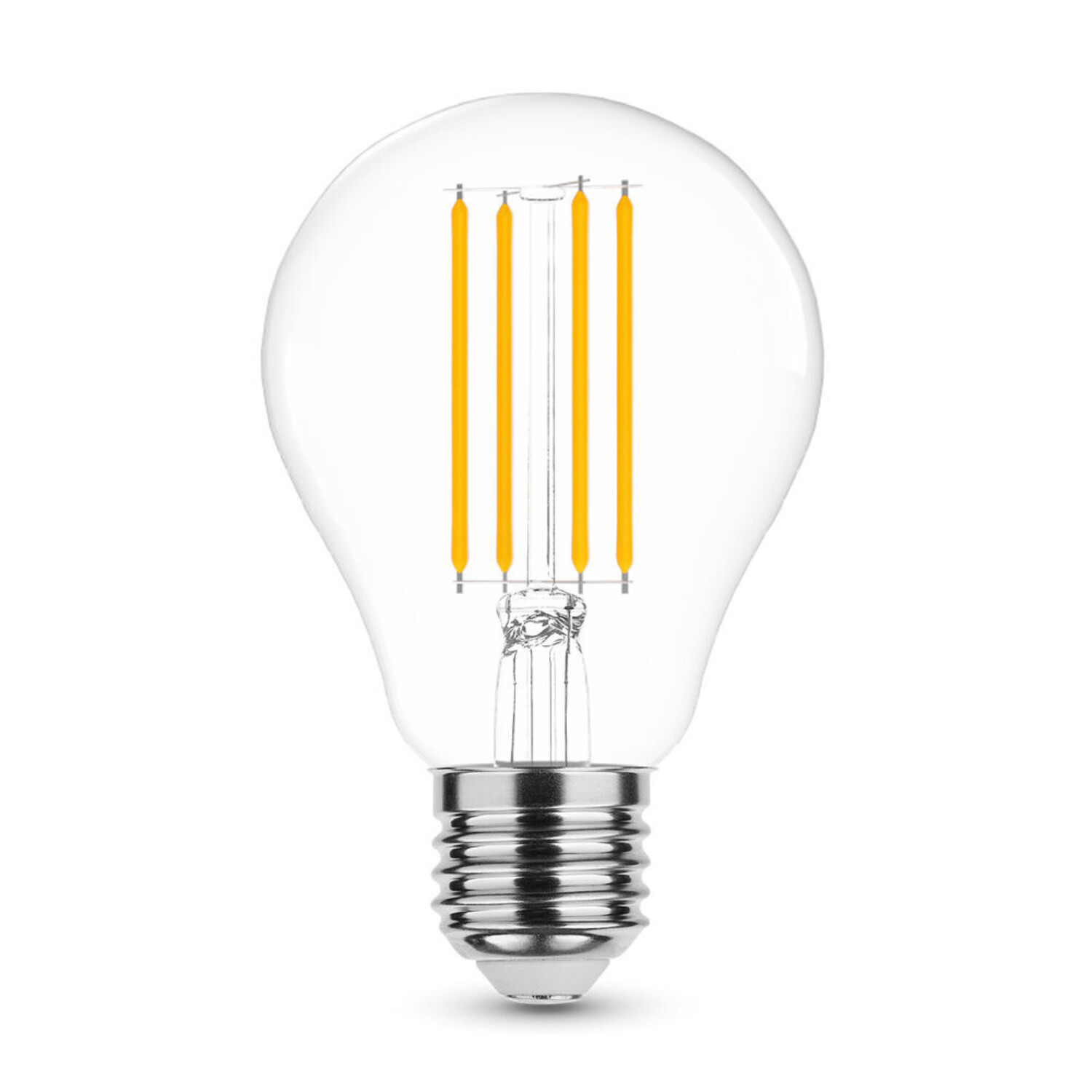 LED Fadenlampe dimmbar - E27 A60 8W - 4000K Neutralweiß 
