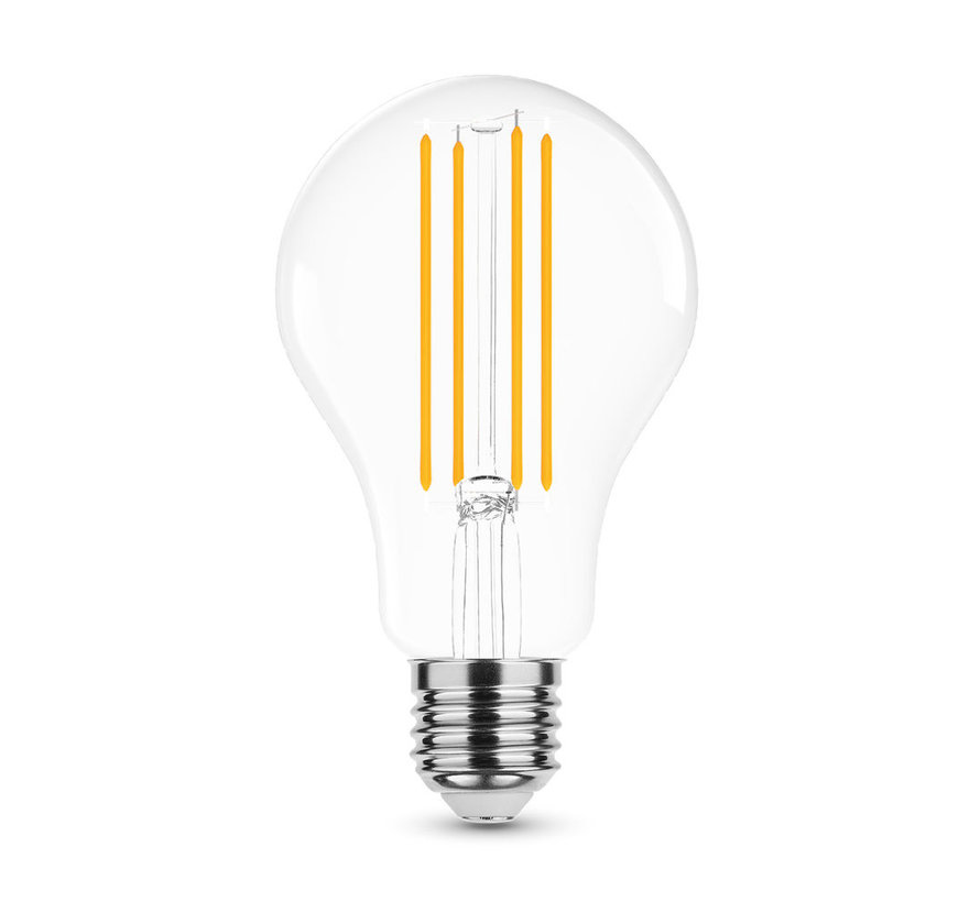 LED Fadenlampe - E27 A70 12W - 2700K Warmweiß