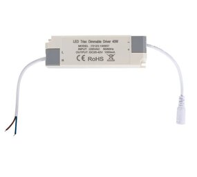 Triac Trafo dimmbar - 36W/40W - 30-42V Output - 1000mA - für LED Panel - flimmerfrei Triac Trafo dimmbar - 36W/40W - 30-42V Output - 1000mA - für LED Panel - flimmerfrei