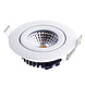 LCB LED-Beleuchtung Innovatives Design, hochwertige Technik & schnelle Lieferung! LED Einbaustrahler 85mm - IP65 Weiss - 5W 420Lm - 2700 K 827 Warmweiß | Einbaudurchmesser 75mm – Triac dimmbar | 230v