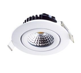 LCB LED Einbaustrahler 85mm - IP65 Weiss - 5W 420Lm - 2700 K 827 Warmweiß | Einbaudurchmesser 75mm – Triac dimmbar | 230v LCB LED Einbaustrahler 85mm - IP65 Weiss - 5W 420Lm - 2700 K 827 Warmweiß | Einbaudurchmesser 75mm – Triac dimmbar | 230v