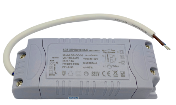 LCB Dimmbarer LED Trafo - Triac / Phasenanschnitt - für 25W LED Panels LCB Dimmbarer LED Trafo - Triac / Phasenanschnitt - für 25W LED Panels