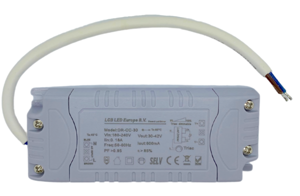 LCB LED-Beleuchtung Innovatives Design, hochwertige Technik & schnelle Lieferung! Dimmbarer LED Trafo - Triac / Phasenanschnitt - für 25W LED Panels