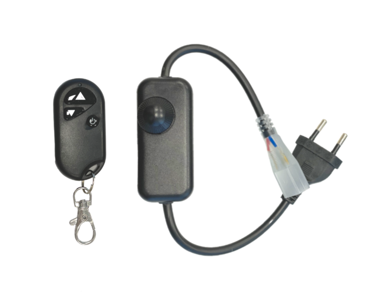 LCB LED-Beleuchtung Innovatives Design, hochwertige Technik & schnelle Lieferung! LED Leuchtband V1 Dimmer - Drehregler und Fernbedienung - für einzelfarbige LED Leuchtbänder