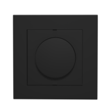 LCB LED-Beleuchtung Innovatives Design, hochwertige Technik & schnelle Lieferung! LED Dimmer Abdeckrahmen / Abdeckplatte Modern Schw. - 84x84mm