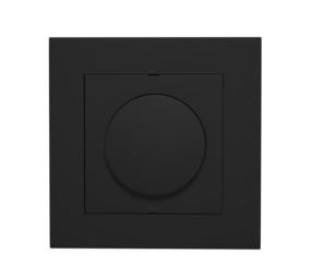 LCB LED-Beleuchtung Innovatives Design, hochwertige Technik & schnelle Lieferung! LED Dimmer Abdeckrahmen / Abdeckplatte Modern Schw. - 84x84mm