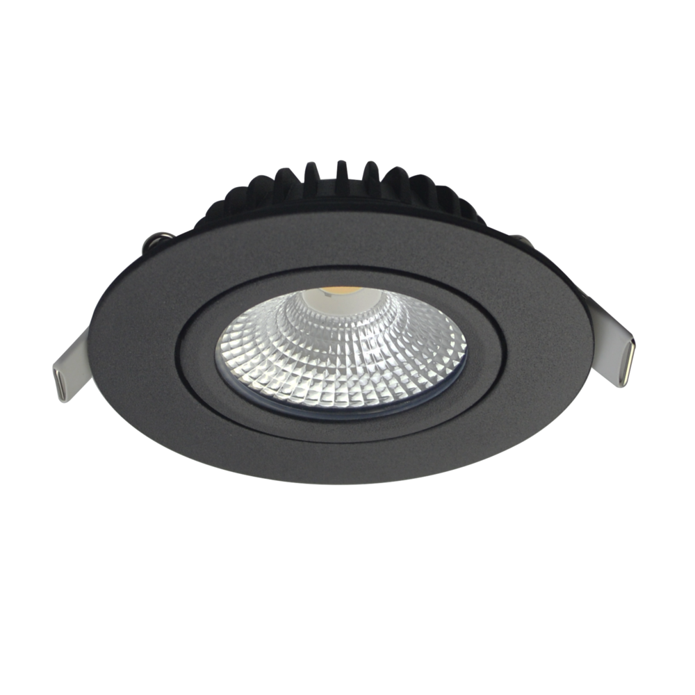 LCB LED Einbauspot Schwarz dimmbar - 5W entspricht 50W - 2700K Warmweiß LCB LED Einbauspot Schwarz dimmbar - 5W entspricht 50W - 2700K Warmweiß