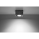 Sollux Lighting LED Deckenspot Beton QUATRO - 1 x GU10 AR111 Fassung - exkl. LED's