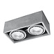 Sollux Lighting LED Deckenspot Beton QUATRO - 2 x GU10 AR111 Fassung - exkl. LED's