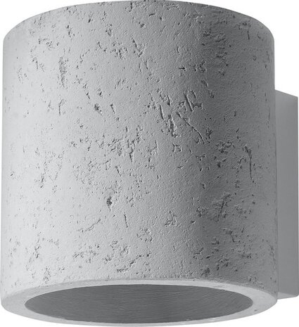 SOLLUX Lighting Group LED Wandleuchte Beton ORBIS - 1 x G9 Fassung - exkl. LED's SOLLUX Lighting Group LED Wandleuchte Beton ORBIS - 1 x G9 Fassung - exkl. LED's