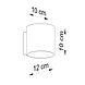 Sollux Lighting LED Wandleuchte Beton ORBIS - 1 x G9 Fassung - exkl. LED's