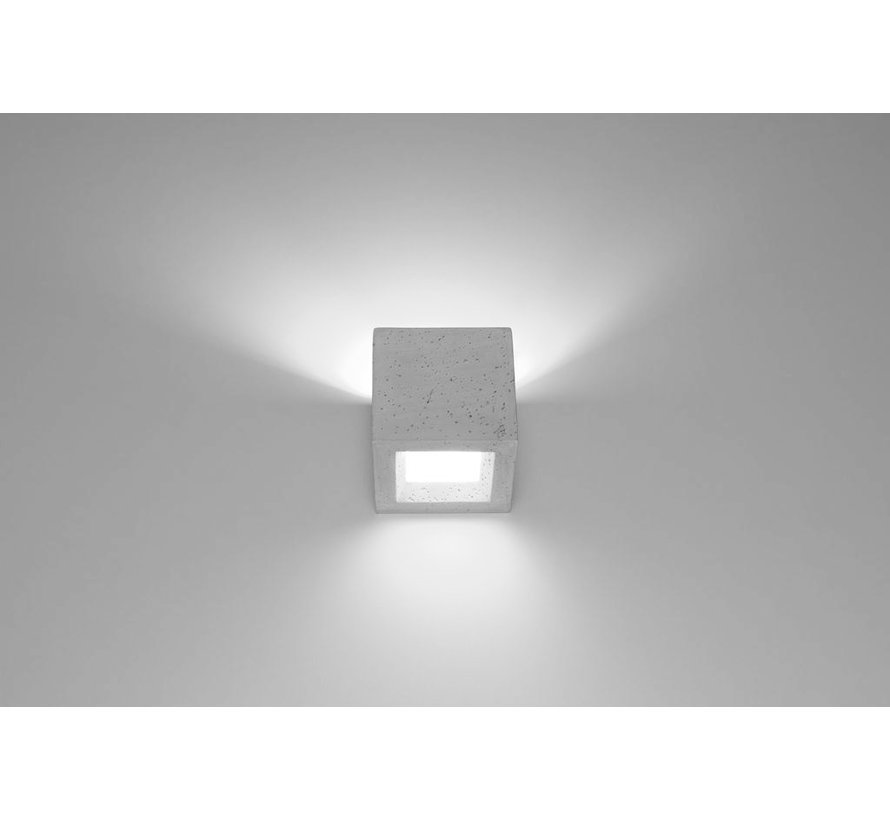 LED Wandleuchte Beton LEO - 1 x G9 Fassung