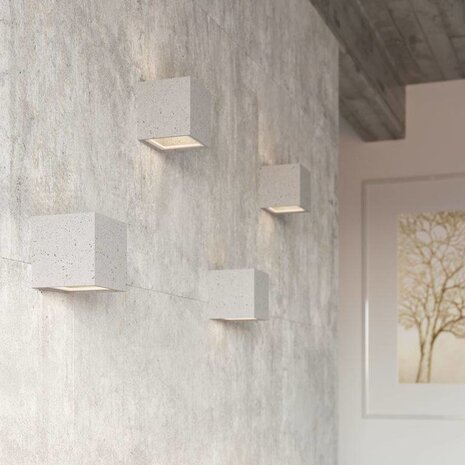 SOLLUX Lighting Group LED Wandleuchte Beton LEO - 1 x G9 Fassung - exkl. LED's SOLLUX Lighting Group LED Wandleuchte Beton LEO - 1 x G9 Fassung - exkl. LED's