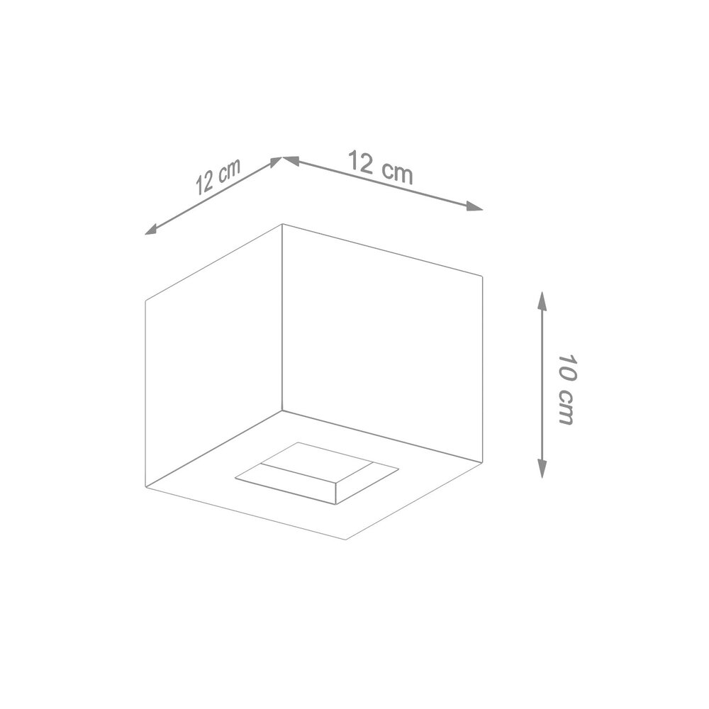 Sollux Lighting LED Wandleuchte Beton LEO - 1 x G9 Fassung - exkl. LED's