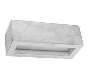 Sollux Lighting LED Wandleuchte Beton VEGA 30 - 1 x E27 Fassung - exkl. LED's