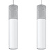 Sollux Lighting LED Hängeleuchte Weiß Beton BORGIO - 2 x GU10 Fassung - exkl. LED's