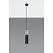 Sollux Lighting LED Hängeleuchte Schwarz Beton BORGIO - 1 x GU10 Fassung - exkl. LED's