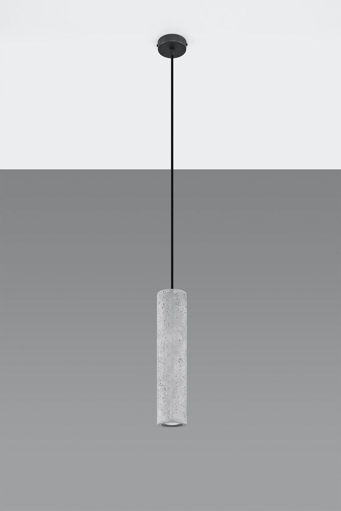 Sollux Lighting LED Hängeleuchte Beton LUVO - 1 x GU10 Fassung - exkl. LED's