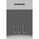 LED Hängeleuchte Beton Holz ZANE - 3 x GU10 Fassung - exkl. LED's LED Hängeleuchte Beton Holz ZANE - 3 x GU10 Fassung - exkl. LED's