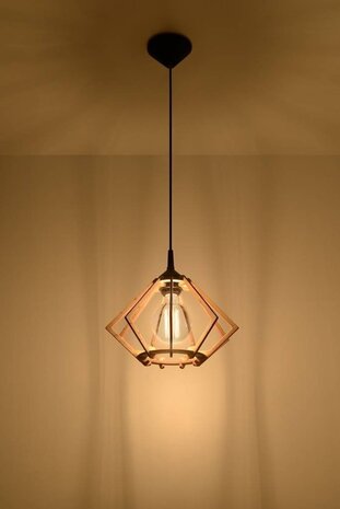 SOLLUX Lighting Group LED Hängeleuchte Holz POMPELMO - 1 x E27 Fassung - exkl. LED's SOLLUX Lighting Group LED Hängeleuchte Holz POMPELMO - 1 x E27 Fassung - exkl. LED's
