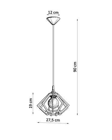 SOLLUX Lighting Group LED Hängeleuchte Holz POMPELMO - 1 x E27 Fassung - exkl. LED's SOLLUX Lighting Group LED Hängeleuchte Holz POMPELMO - 1 x E27 Fassung - exkl. LED's