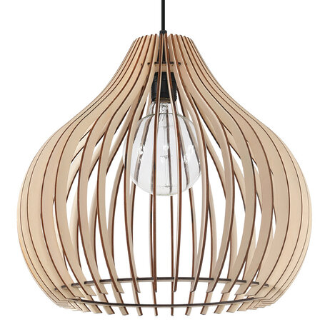Sollux Lighting LED Hängeleuchte Holz APRILLA - 1 x E27 Fassung - exkl. LED's Sollux Lighting LED Hängeleuchte Holz APRILLA - 1 x E27 Fassung - exkl. LED's