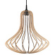 Sollux Lighting LED Hängeleuchte Holz ELZA - 1 x E27 Fassung - exkl. LED's