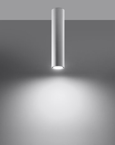 Sollux Lighting LED Deckenspot Weiß LAGOS 40 - 1 x GU10 Fassung - exkl. LED's