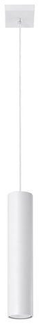 Sollux Lighting LED Hängeleuchte Weiß LAGOS - 1 x GU10 Fassung - exkl. LED's Sollux Lighting LED Hängeleuchte Weiß LAGOS - 1 x GU10 Fassung - exkl. LED's