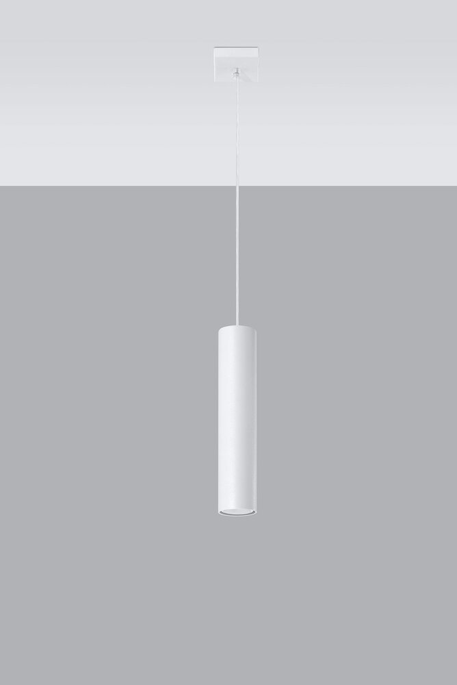 SOLLUX Lighting Group LED Hängeleuchte Weiß LAGOS - 1 x GU10 Fassung - exkl. LED's