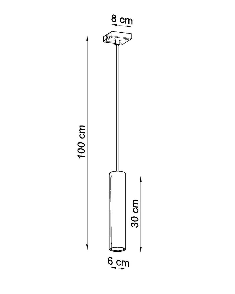Sollux Lighting LED Hängeleuchte Weiß LAGOS - 1 x GU10 Fassung - exkl. LED's Sollux Lighting LED Hängeleuchte Weiß LAGOS - 1 x GU10 Fassung - exkl. LED's