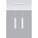 Sollux Lighting LED Hängeleuchte Weiß LAGOS - 2 x GU10 Fassung - exkl. LED's