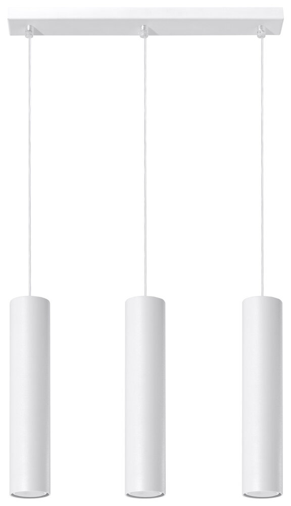Sollux Lighting LED Hängeleuchte Weiß LAGOS - 3 x GU10 Fassung - exkl. LED's Sollux Lighting LED Hängeleuchte Weiß LAGOS - 3 x GU10 Fassung - exkl. LED's