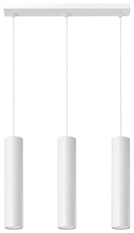 Sollux Lighting LED Hängeleuchte Weiß LAGOS - 3 x GU10 Fassung - exkl. LED's Sollux Lighting LED Hängeleuchte Weiß LAGOS - 3 x GU10 Fassung - exkl. LED's