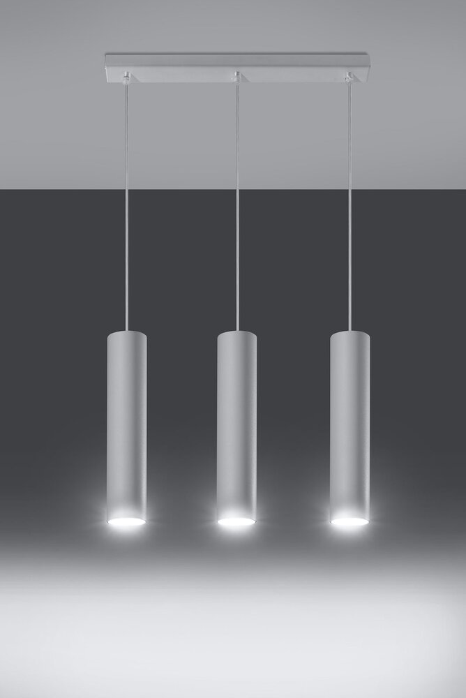 Sollux Lighting LED Hängeleuchte Weiß LAGOS - 3 x GU10 Fassung - exkl. LED's Sollux Lighting LED Hängeleuchte Weiß LAGOS - 3 x GU10 Fassung - exkl. LED's
