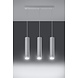 Sollux Lighting LED Hängeleuchte Weiß LAGOS - 3 x GU10 Fassung - exkl. LED's Sollux Lighting LED Hängeleuchte Weiß LAGOS - 3 x GU10 Fassung - exkl. LED's