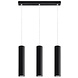 LED Hängeleuchte Mattschwarz LOOPEZ - 3 x GU10 Fassung - exkl. LED's LED Hängeleuchte Mattschwarz LOOPEZ - 3 x GU10 Fassung - exkl. LED's