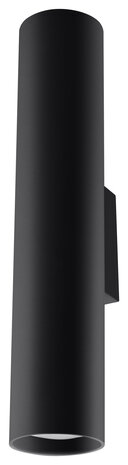 Sollux Lighting LED Wandleuchte Mattschwarz LOOPEZ - 1 x GU10 Fassung - exkl. LED's Sollux Lighting LED Wandleuchte Mattschwarz LOOPEZ - 1 x GU10 Fassung - exkl. LED's