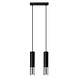 Sollux Lighting LED Hängeleuchte Schwarz Chrom LOOPEZ - 2 x GU10 Fassung - exkl. LED's Sollux Lighting LED Hängeleuchte Schwarz Chrom LOOPEZ - 2 x GU10 Fassung - exkl. LED's