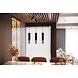 Sollux Lighting LED Hängeleuchte Schwarz Chrom LOOPEZ - 3 x GU10 Fassung - exkl. LED's