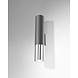 Sollux Lighting LED Wandleuchte Schwarz Chrom LOOPEZ - 1 x GU10 Fassung - exkl. LED's