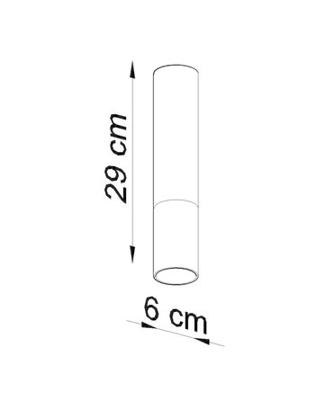 Sollux Lighting LED Deckenspot Schwarz Kupfer LOOPEZ - 1 x GU10 Fassung - exkl. LED's