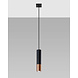Sollux Lighting LED Hängeleuchte Schwarz Kupfer LOOPEZ - 1 x GU10 Fassung - exkl. LED's