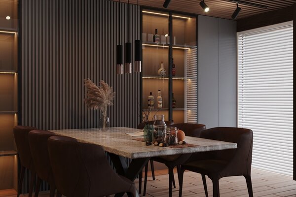Sollux Lighting LED Hängeleuchte Schwarz Kupfer LOOPEZ - 1 x GU10 Fassung - exkl. LED's