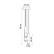 Sollux Lighting LED Hängeleuchte Schwarz Kupfer LOOPEZ - 3 x GU10 Fassung - exkl. LED's