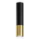 Sollux Lighting LED Deckenspot Schwarz Gold LOOPEZ - 1 x GU10 Fassung - exkl. LED's Sollux Lighting LED Deckenspot Schwarz Gold LOOPEZ - 1 x GU10 Fassung - exkl. LED's